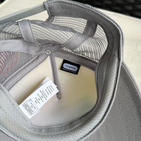 PATAGONIA Fitz Roy Rambler Foam Mesh Trucker Hat Gray White Snapback One Size - Picture 6 of 7